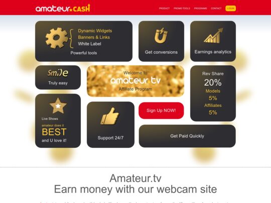 Amateur Cash review, a site that is one of many popular Webcam Affiliate Programs