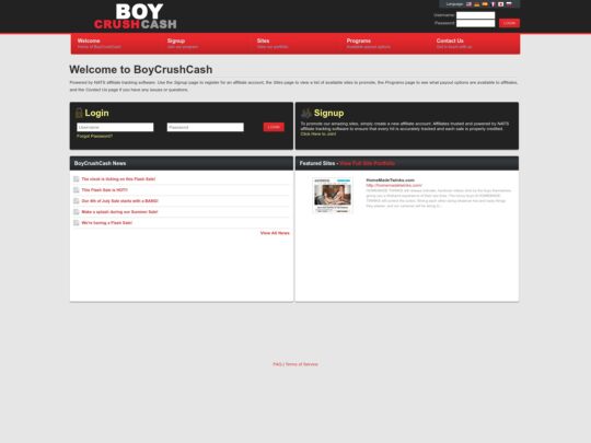 Boy Crush Cash review, a site that is one of many popular Twink Affiliate Programs