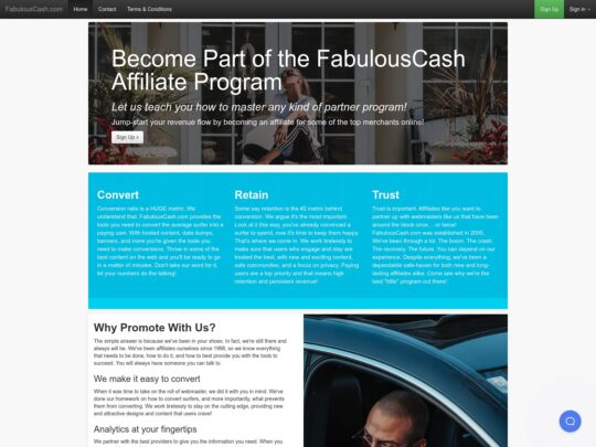 Fabulous Cash review, a site that is one of many popular Solo Affiliate Programs