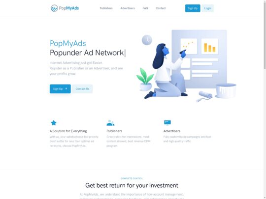 PopMyAds review, a site that is one of many popular Popunder Networks