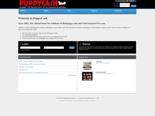 PuppyCash review, a site that is one of many popular Amateur Affiliate Programs
