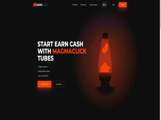 MagmaClick review, a site that is one of many popular Tube Webmaster Programs